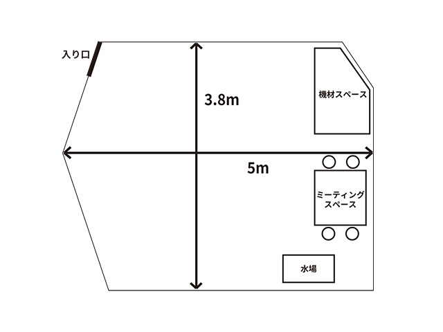 Cスタジオ俯瞰図